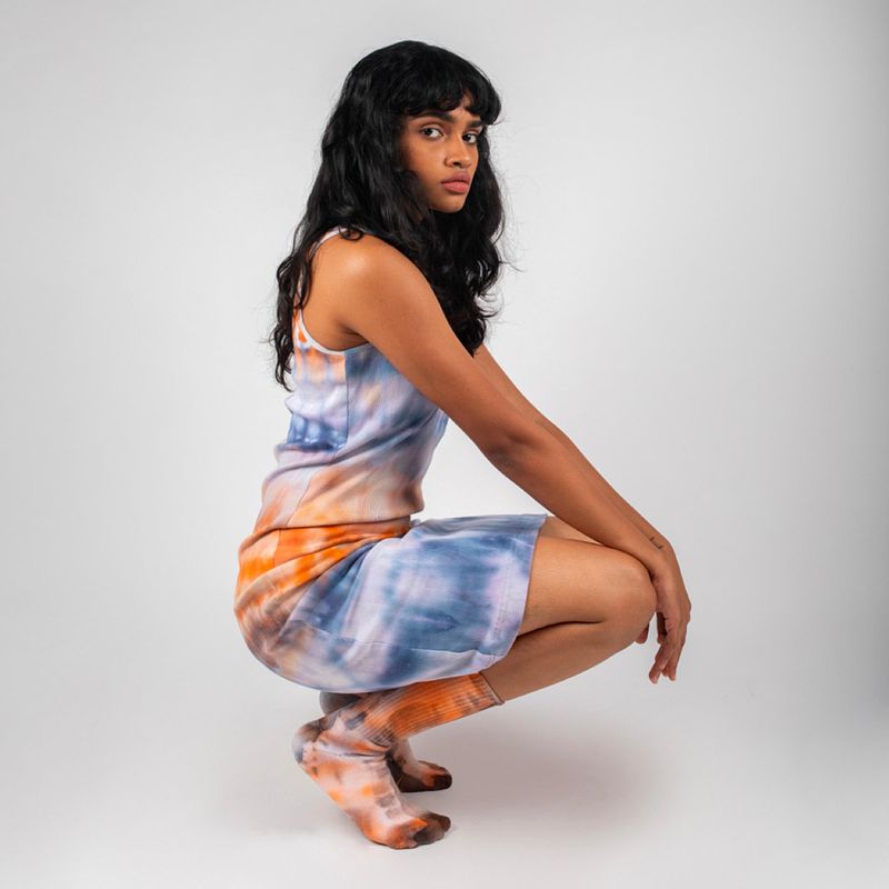 Ribbed Dress  -  First Hour Light