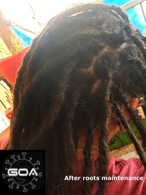 After roots maintenance