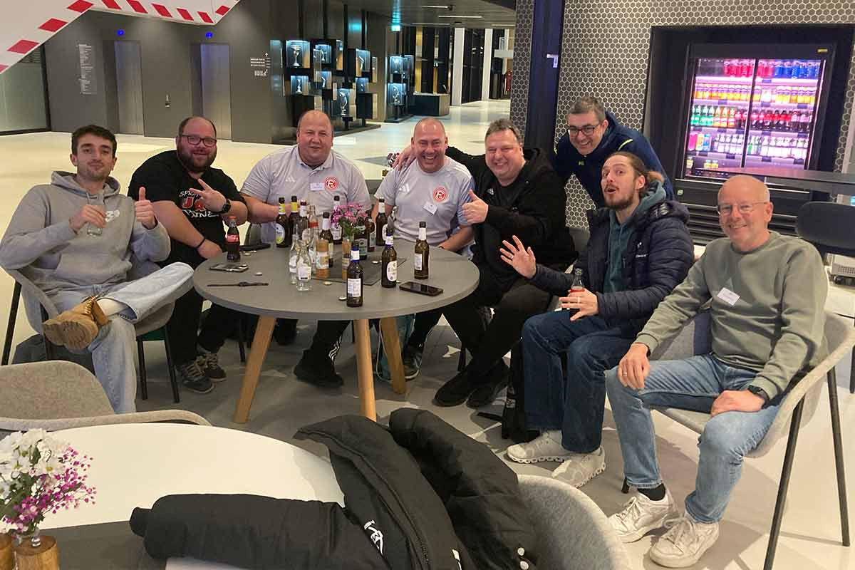 Viel gelacht wurde vor allem in der dritten Halbzeit