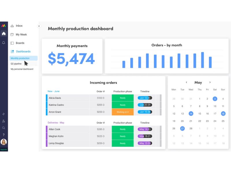 Moonday.com - Project Management Tool