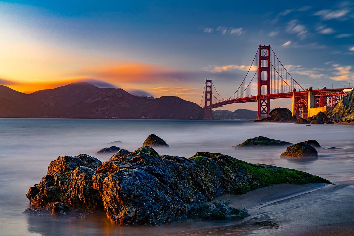 Marshall's Beach at Sunset