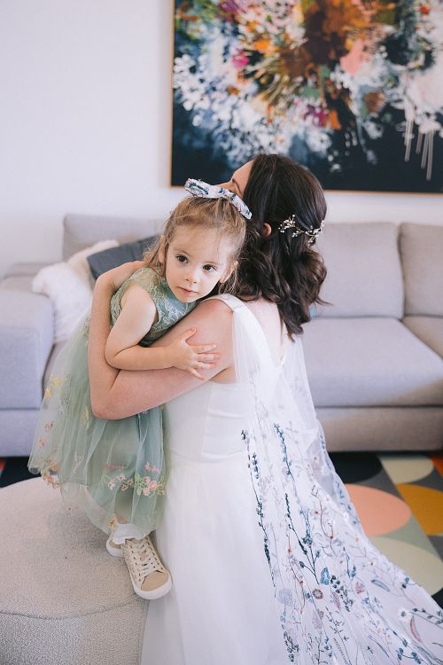 Bride Getting Ready