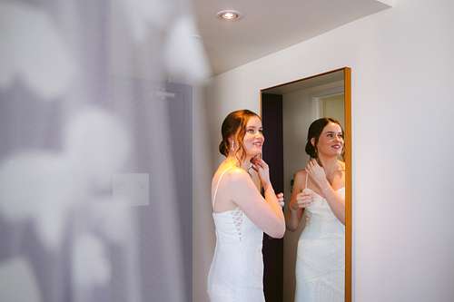 Bride Getting Ready