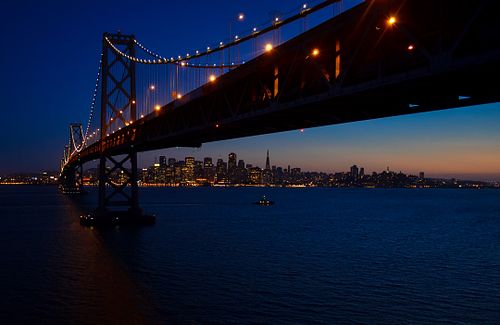 7 foot photographer, workshop tour in US, United States, san francisco bay bridge california
