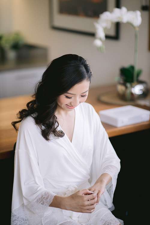 Bride Getting Ready