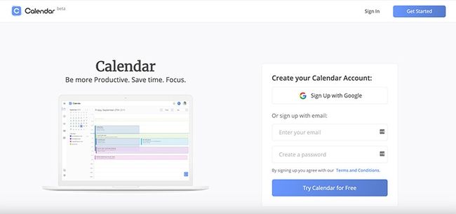 Aplicativo de produtividade de gerenciamento de projetos de calendário