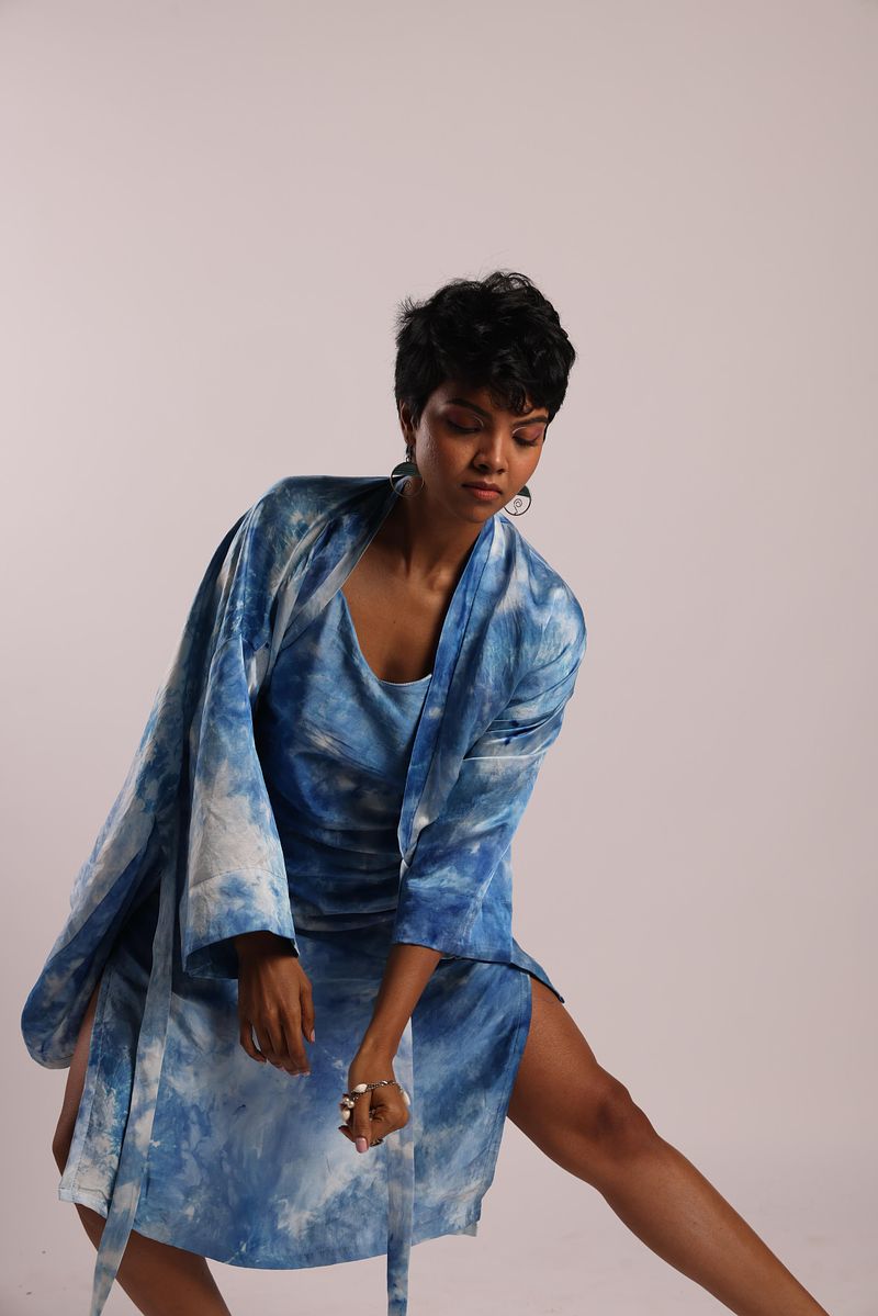 Unisex Wrap Tie Belt Kimono