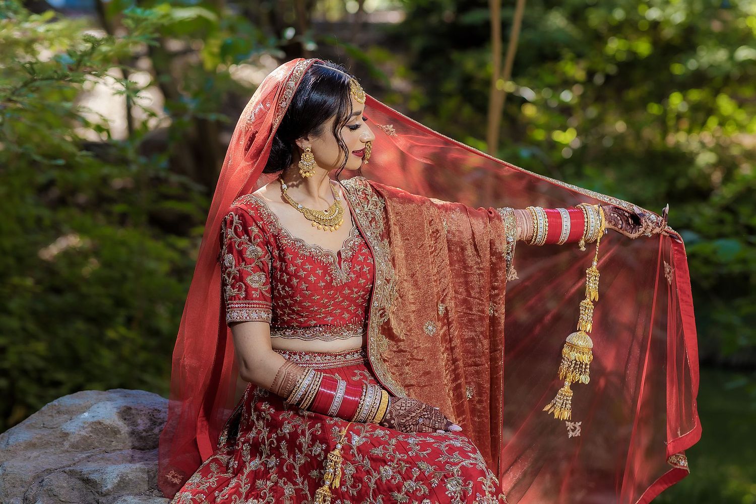 Indian wedding photography Sacramento Sikh bride