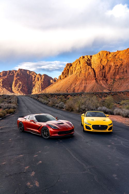C7 Vette & F Type
