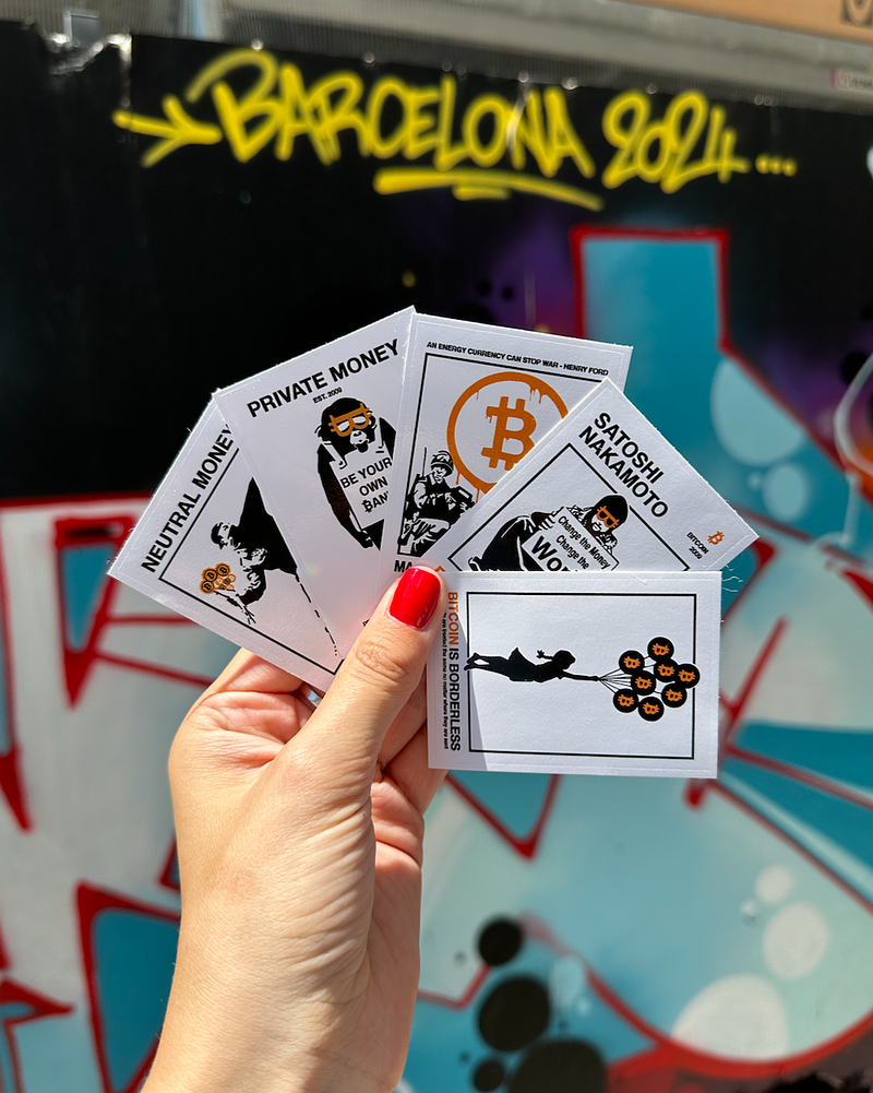 Bitcoin Revolution Pack | 5 Designs in 7 Languages | DIY Stickers & Posters