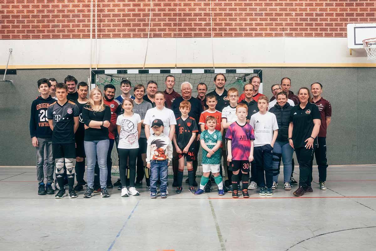 Besuch von den DFB-Stiftungen bei dem Ibbenbürener Kickers Training