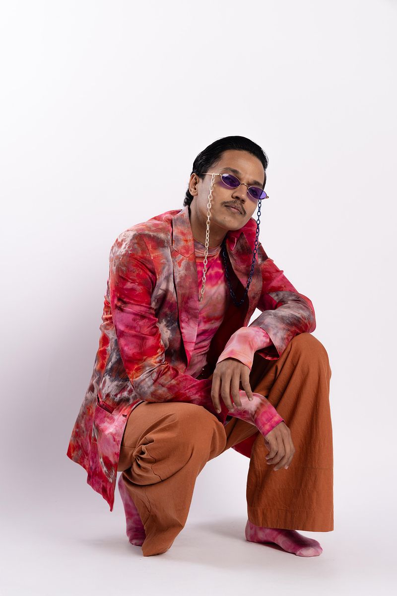 Single Breasted Blazer - Scarlet Sky