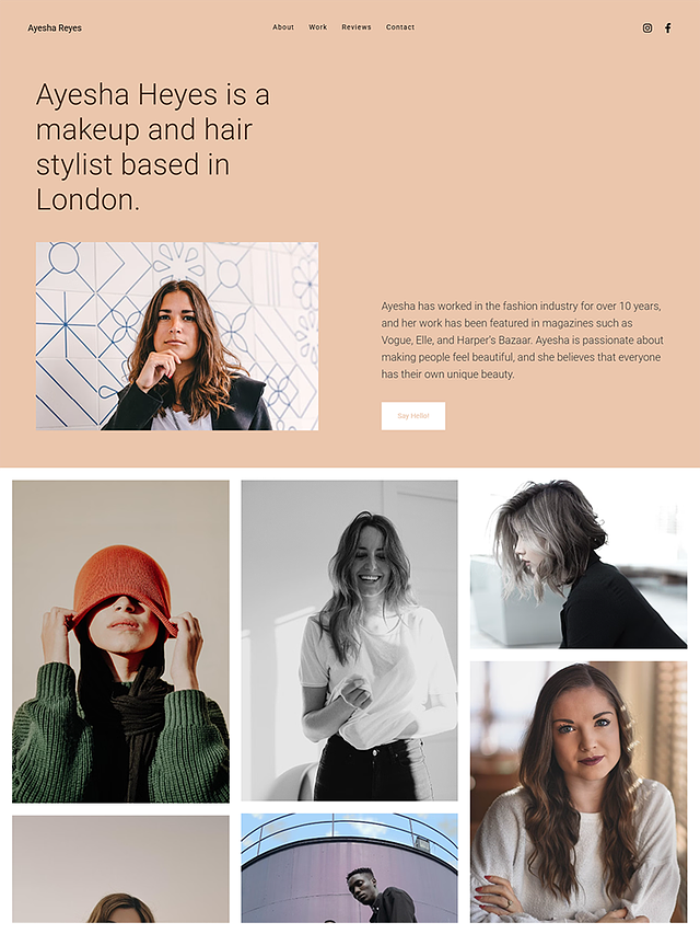 Epiphany - Pixpa Portfolio Website Templates