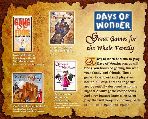 Days of wonder