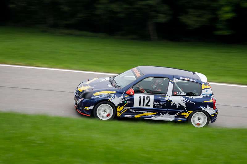 Fotografie am Gurnigel Pass Bergrennen