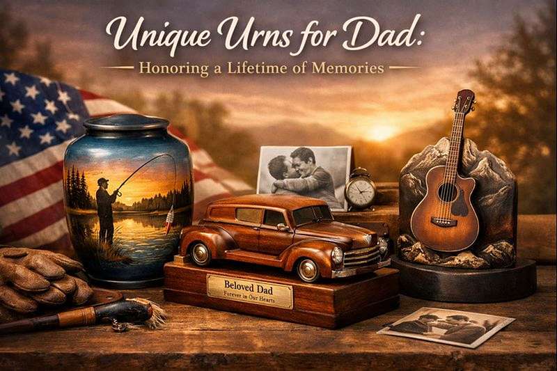 Unique Urns for Dad Online in USA, UK & AUS