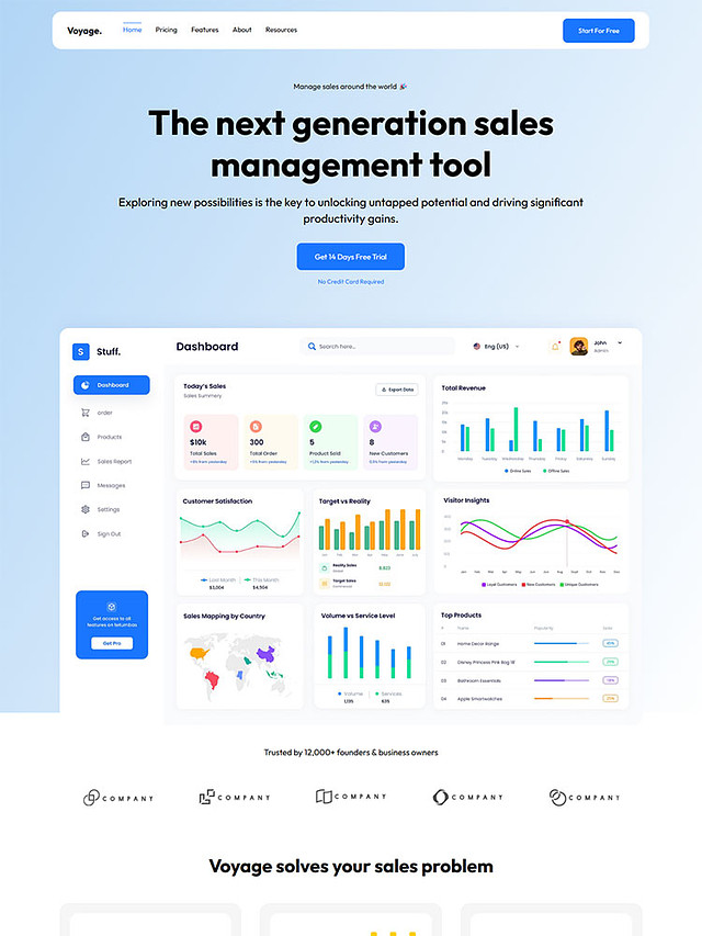 Voyage - Pixpa Portfolio Website Templates