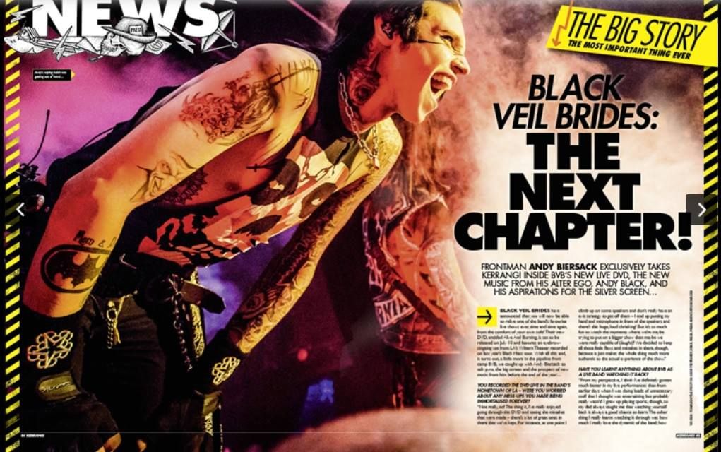 Black Veil Brides - KERRANG! Magazine - Photo by Igor RockXposure