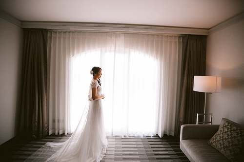 Bride Getting Ready