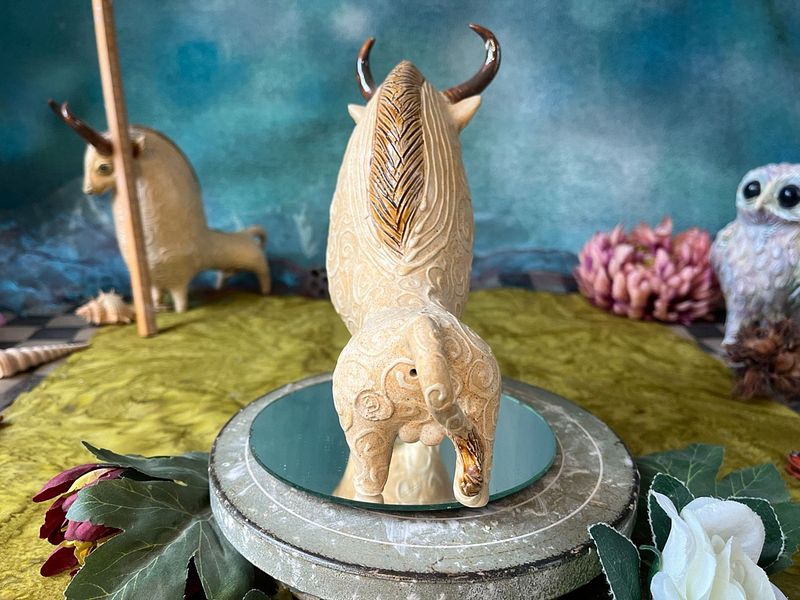 Pair of Cretan Bulls