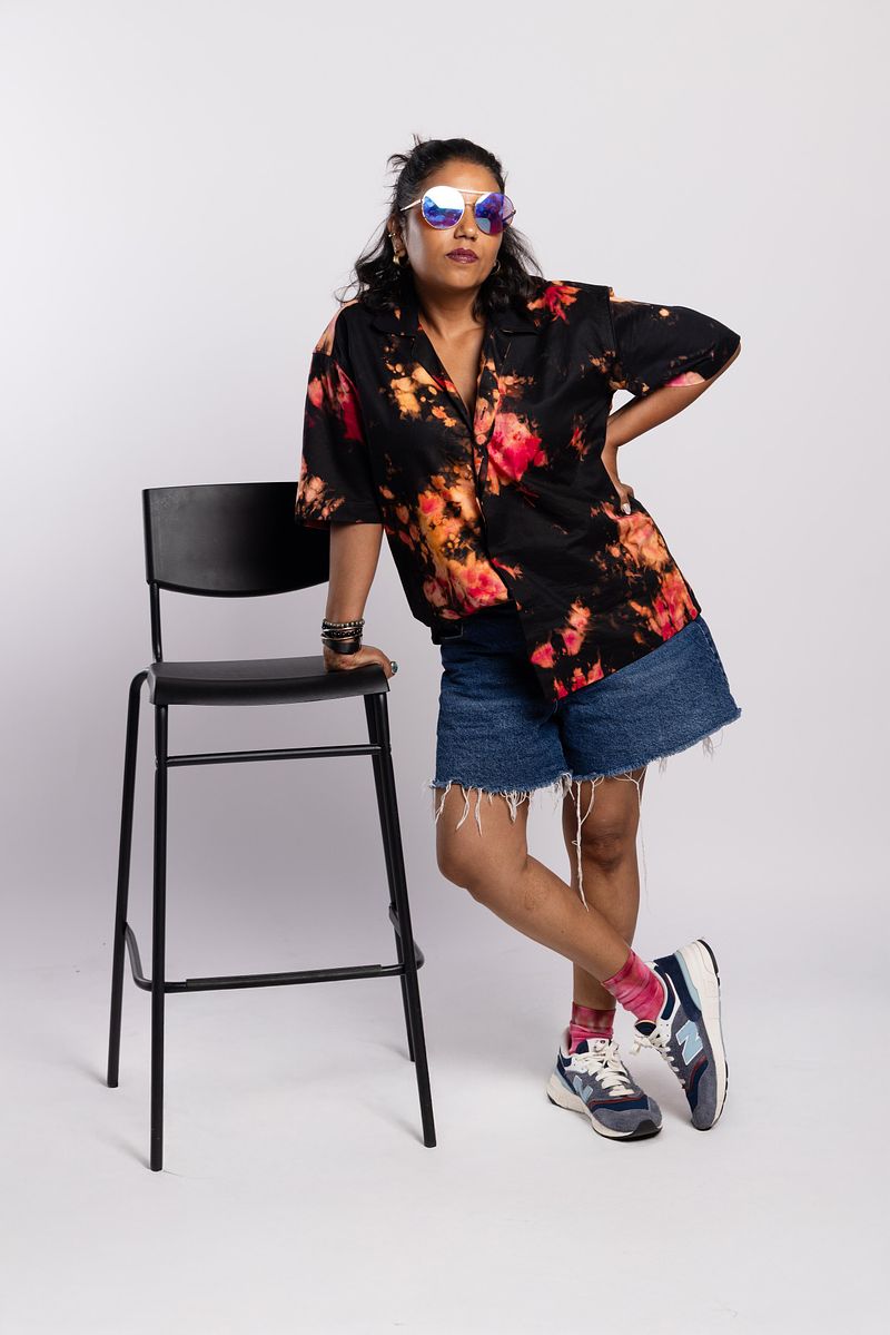 Cuban Collar Shirt - Eclipse Night