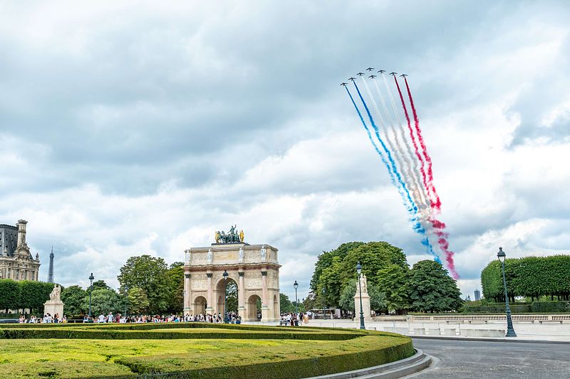 Show da Patrouille de France, 14 de julho de 2025