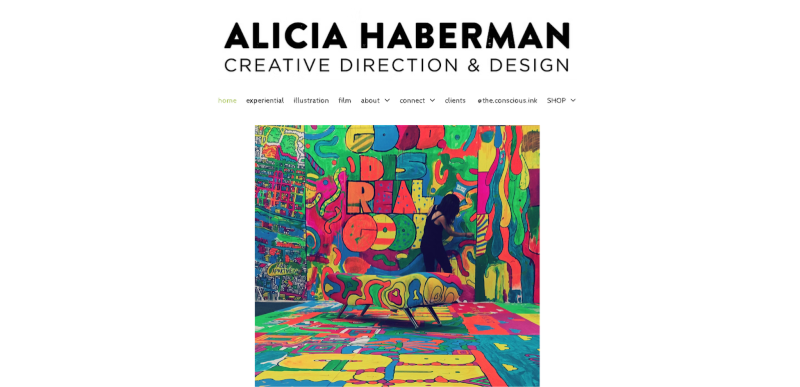 website van Alicia Haberman