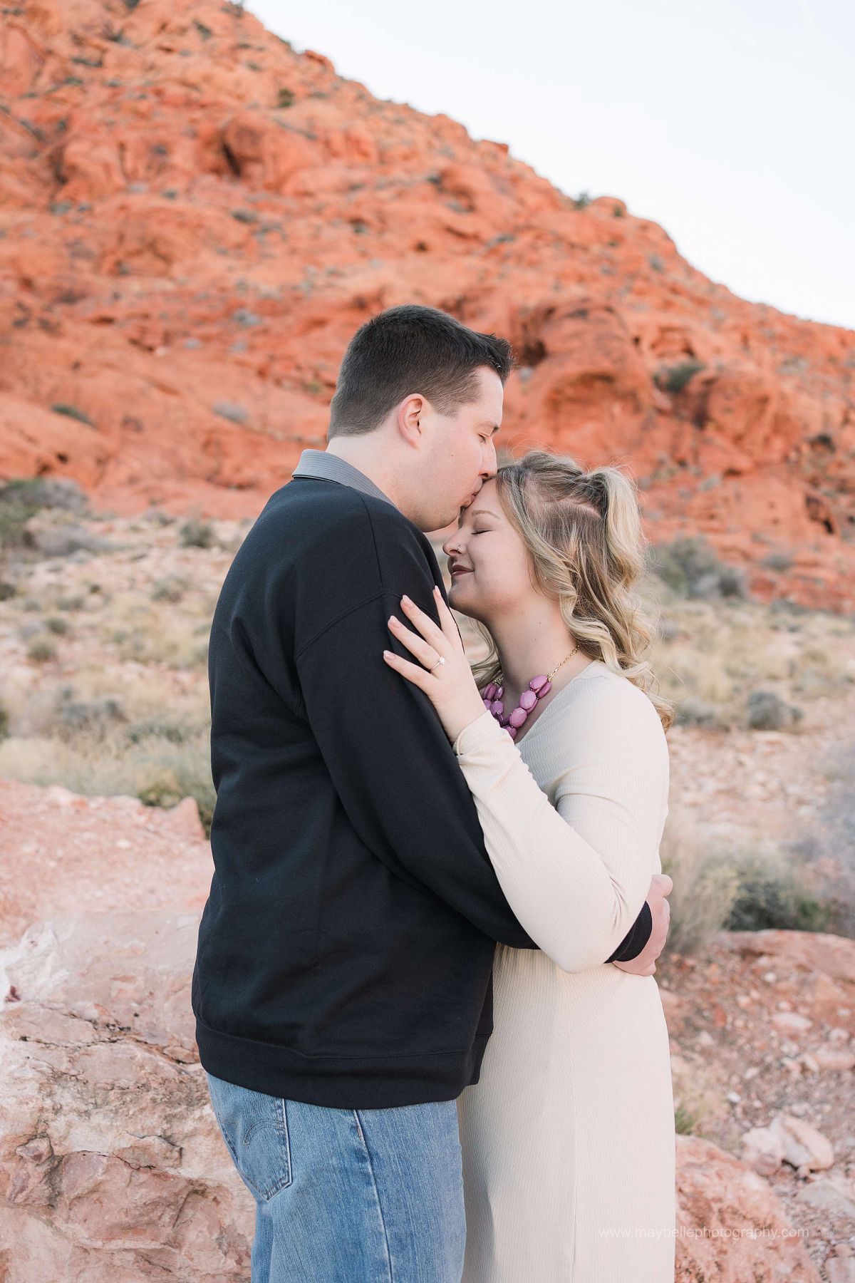 Red Rock Canyon, Las Vegas Nevada Engagement Photoshoot