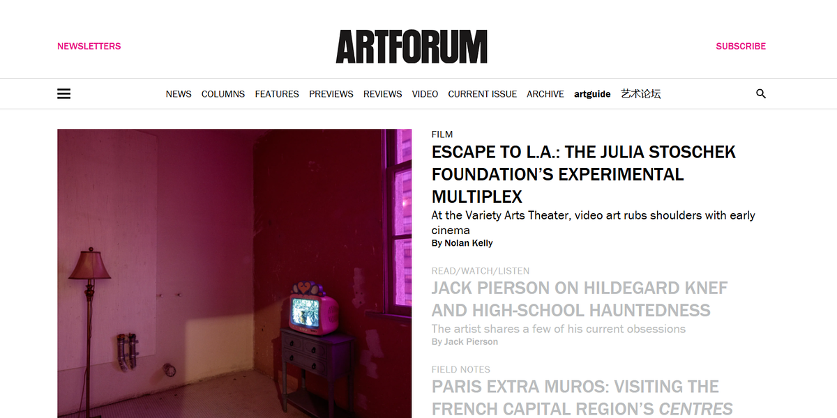 ArtForum - art blog