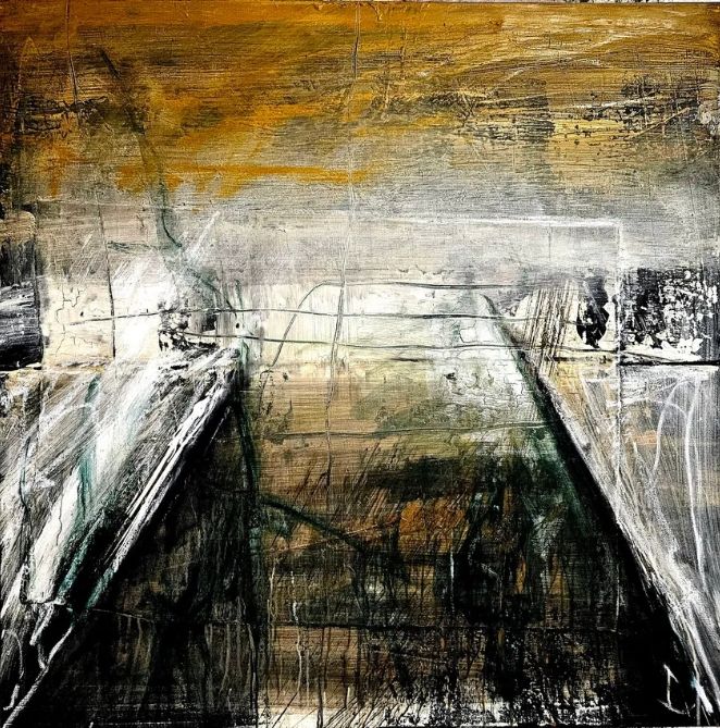 abstract art work by german artist Dieter Langer