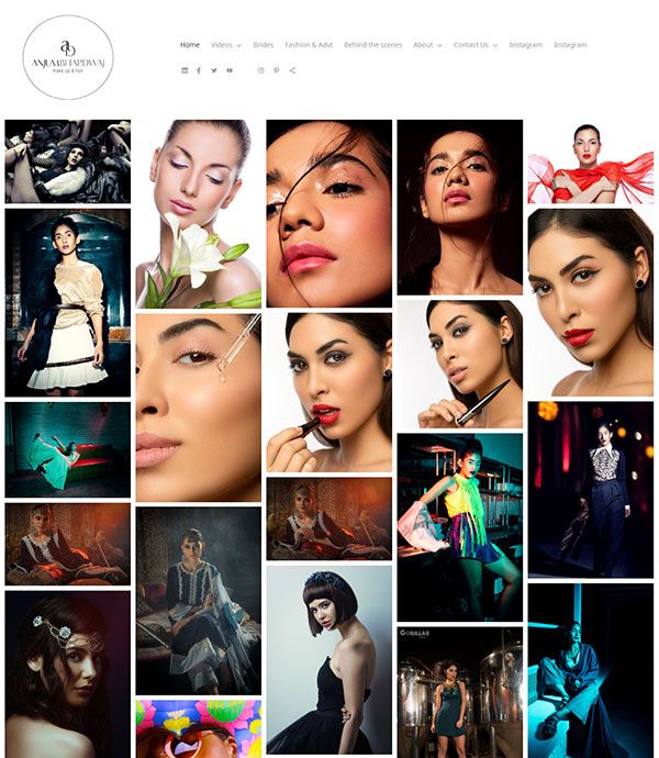 Anjum Bhardwaj Portfolio Exemples de sites Web