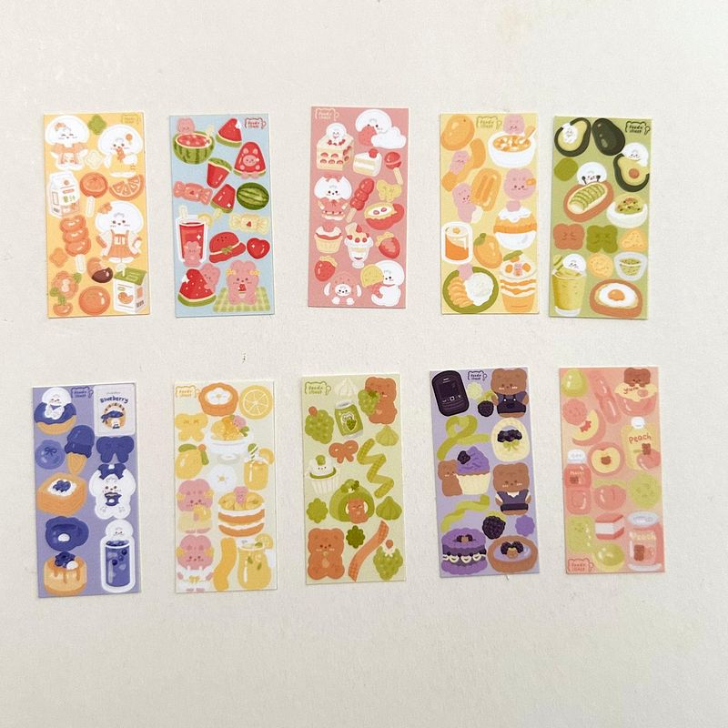 Fruits Tiny Sticker Sheets
