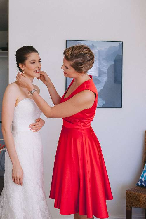 Bride Getting Ready