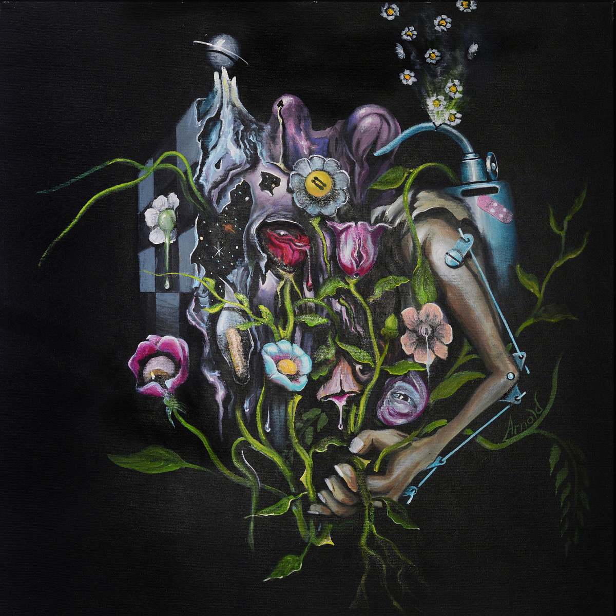 Camouflage &ndash; best surrealist artwork by Dutch artist Arnold Janssen