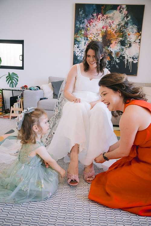 Bride Getting Ready