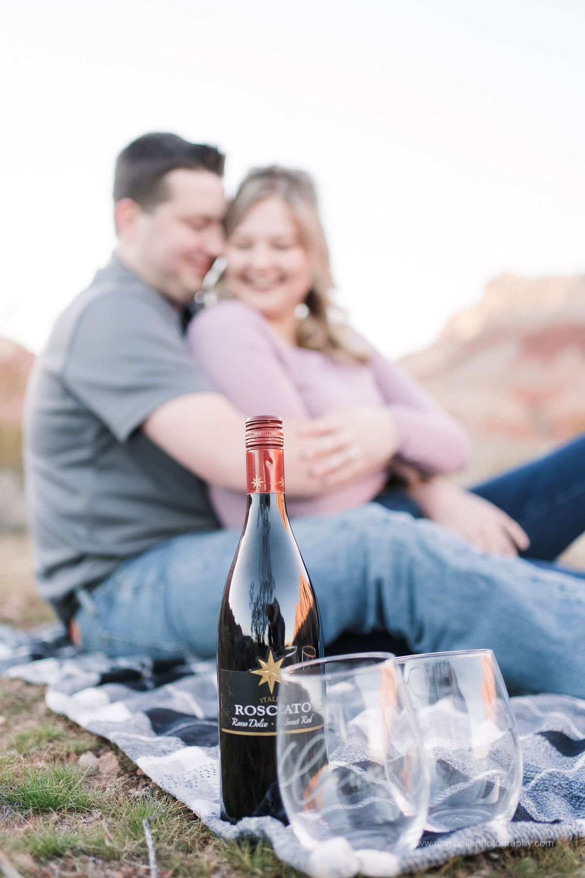 Red Rock Canyon, Las Vegas Nevada Engagement Photoshoot
