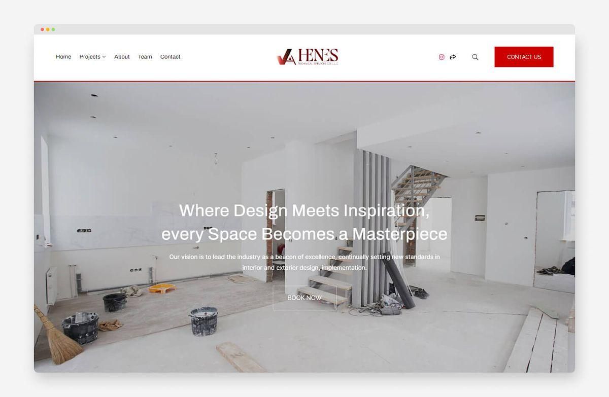 Henes' Website für Architekturfotografie