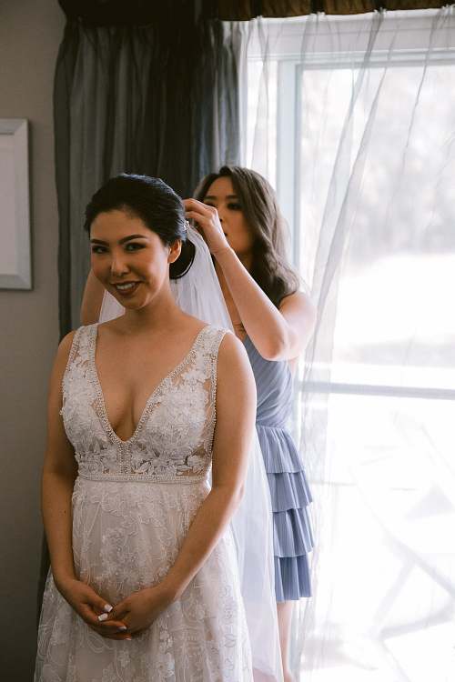 Bride Getting Ready