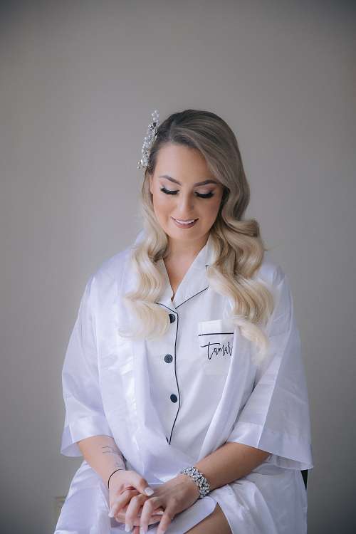Bride Getting Ready