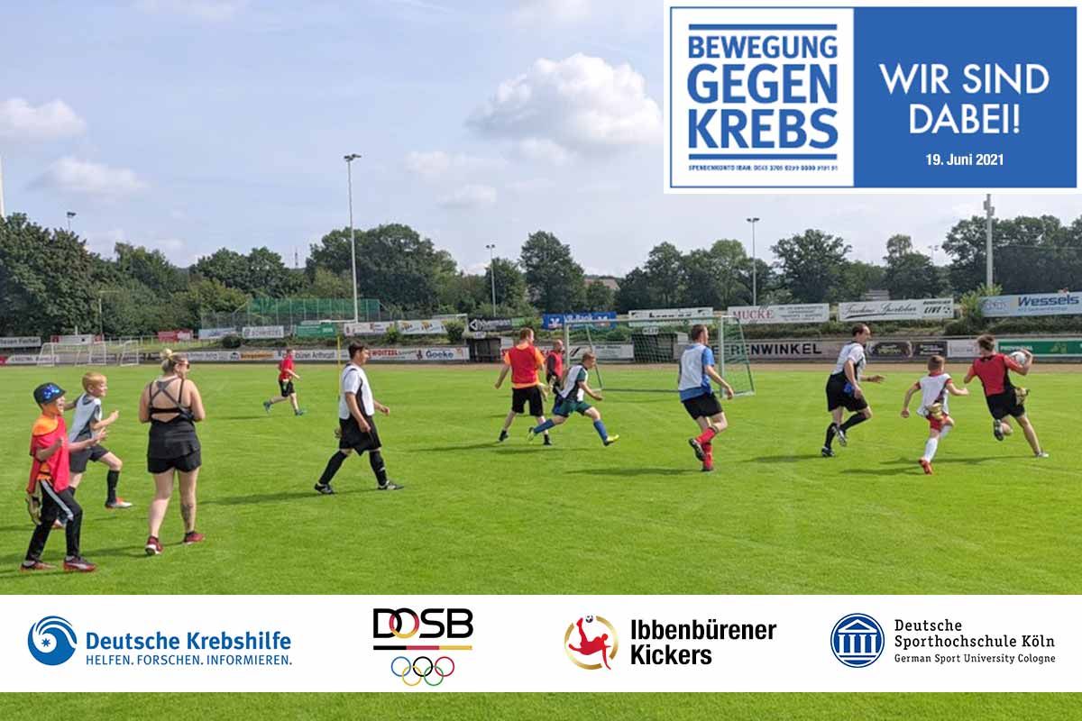Sportliche Aktivitäten am Aktionstag 'Bewegung gegen Krebs