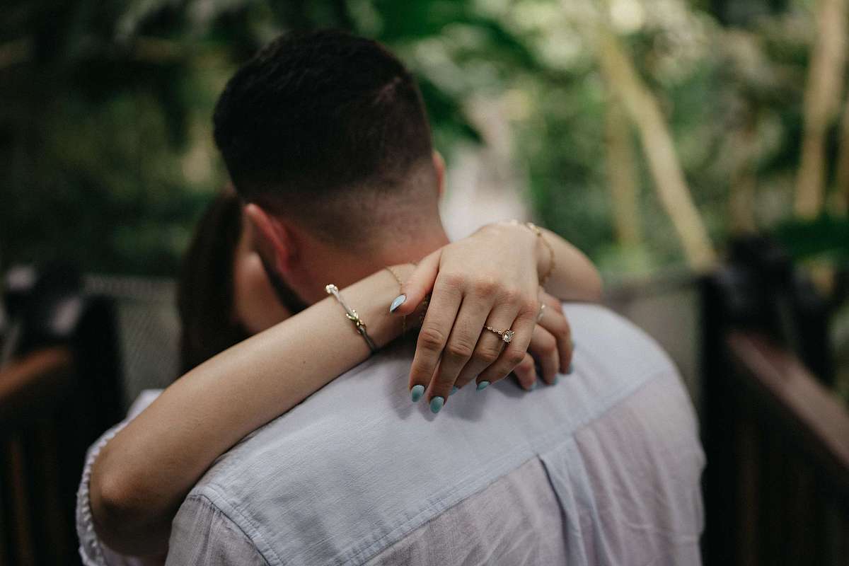 Photographer capturing engagement at Nayara Springs Costa Rica