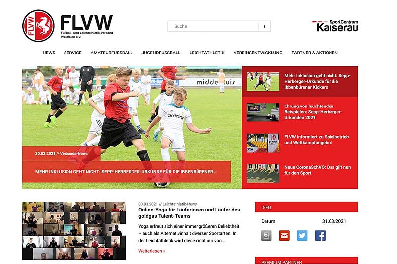 Fussball- und Leichtathletik-Verband Westfalen (FLVW): Mehr Inklusion geht nicht