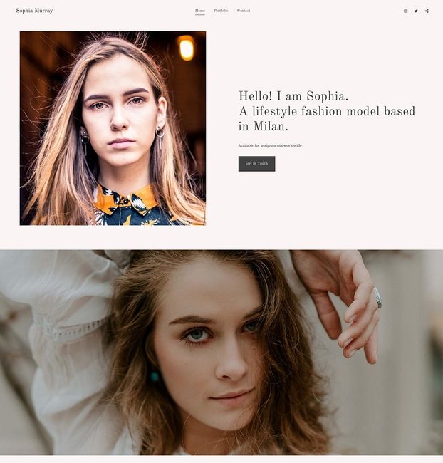 Pixpa Thème Murray
