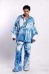 Unisex Kimono Jacket Summer Sky (Blue)