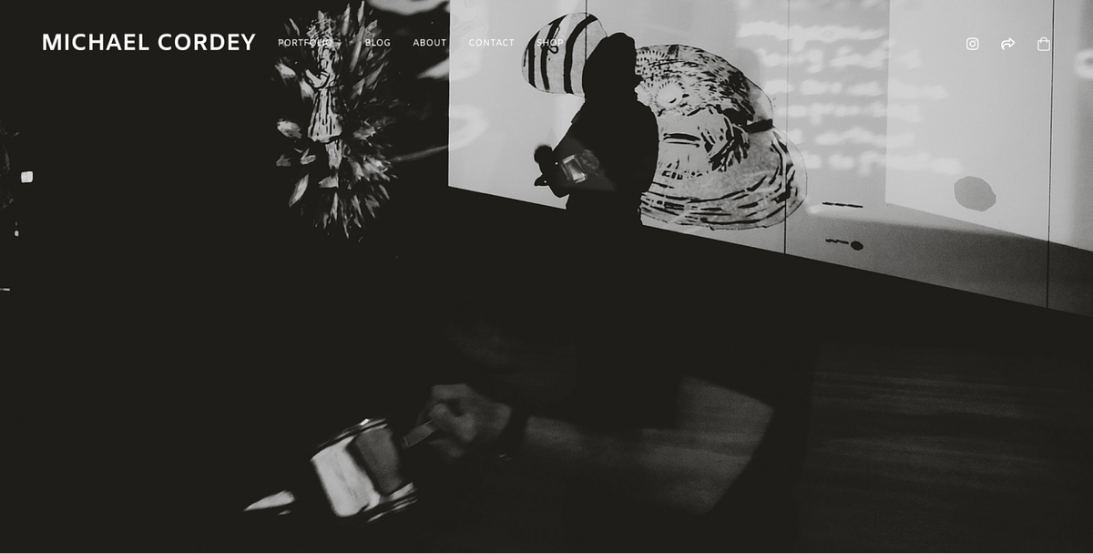 Michael Cordey's editorial photography portfolio website