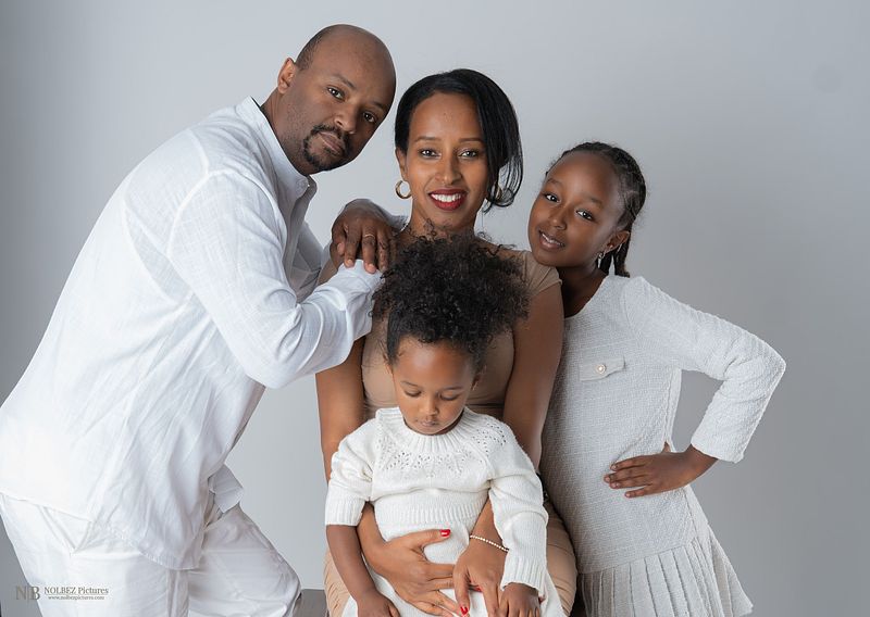 Dagnu Family Studio Portrait