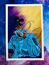 Generic Princess in Repose 4x6" Giclee art print - signed!