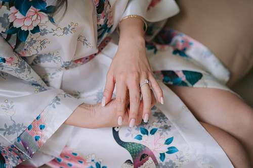 Bride Getting Ready