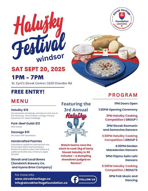 Halušky Festival Windsor