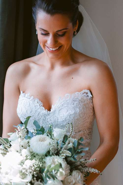 Bride Getting Ready